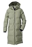 killtec Mädchen Steppmantel/Funktionsmantel in Daunenoptik mit Kapuze KOW 237 GRLS QLTD CT, sage, 164, 43595-000