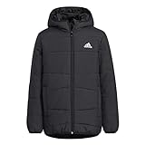Adidas Unisex Kids Jacket (Midweight) Padded Winter Jacket, Black, HM5178, 140