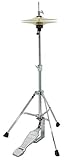 GEWA HitHat Ständer Junior HH-50 inkl. 8' HiHat Becken, Höhe ca. 50cm/70cm