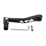 GOOFIT Black CNC 0.47 Zoll Universal Motorrad Schalthebel Aluminium Faltgetriebe Mit Werkzeugen Austausch füR Die Meisten Schmutzgrubenbikes ATV UTV Motorrad