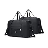 SPAHER Faltbare Reisetasche Ryanair Handgepäck 40x20x25 Cabin Bag Handtaschen Organizer Duffle Bag Faltbar Reisetasche Reise-Gepäck Koffer Tasche Kleidung Koffer Leichte Nylon Reisetasche 2 Stücke