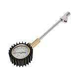RATCHROLL 1 Stück Universal Reifendruckmessgerät 0-160PSI 2,56 Zoll Digitales Druckmessgerät mit Getriebemanschette Reifenluft-PSI-Messgerät für Motorrad SUV LKW