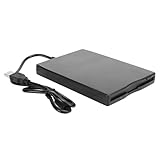 ciciglow Externes Diskettenlaufwerk, 3,5 Zoll, ultradünnes USB-Diskettenlaufwerk, tragbar, 12 Mbps, Plug and Play, für Win10/7/Vista/Win8/XP/ME/2000/SE/98