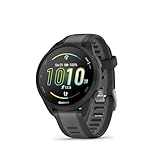 GARMIN Forerunner 165, leichte GPS Smartwatch zum Laufen, mit AMOLED Touchscreen, Trainingsempfehlungen, Gesundheitsdaten, smarten Funktionen