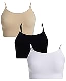 UnsichtBra Damen 3er Set Bustier Top BH ohne Bügel |...