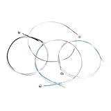 LOLIPPYY 4 Stück Teiliges Violin Saiten Set für Anfänger Langlebige Präzise Stimmbare Geigensaiten mit Klarem Installieren Geeignet für Musikalische Instrumente