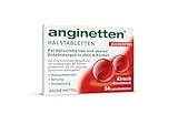 anginetten® Halstabletten zuckerfrei mit Kirschgeschmack | Zur unterstützenden Behandlung bei Entzündungen der Rachenschleimhaut | 24 Lutschtabletten