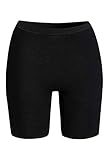 con-ta Normalbeinschlüpfer, weiche Unterwäsche für Damen aus Baumwolle und Angora, bequeme Unterbekleidung, anliegende Pants, in Schwarz, Größe: 38