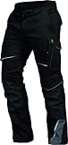 Leib Wächter Flex-Line Workwear Bundhose Arbeitshose mit Spandex (schwarz/grau, 50)