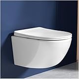 Rainsworth Hänge WC Spülrandlos Toilette - Starker...