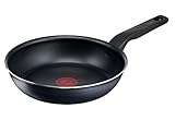 Tefal XL Force Bratpfanne 24 cm, Aluminiumpfanne antihaftversiegelt, widerstandsfähig, robust, Thermo-Signal bei idealer Brattemperatur, nicht induktionsgeeignet, extragroße Form, C38504
