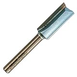 Rennie Tools Fräser-Bit, 12,7 mm Schnittdurchmesser x 25 mm Nut x 1/4-Zoll-Schaft TCT-bestückt, 2-schneidig, gerader Fräser-Bit, kompatibel mit Makita Bosch Trend Katsu Dewalt Oberfräsen usw. 12,7 mm