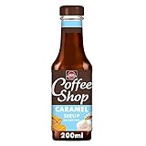 Schwartau Coffee Shop Caramel ohne Zucker, Kaffeesirup zum Verfeinern von Kaffeespezialitäten, 200ml