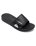 Quiksilver Herren Bright Coast Adjust Peeptoe Sandalen, Schwarz Black White Black Xkwk, 43 EU