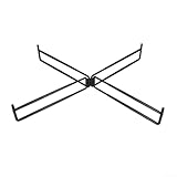 Jotekonoby Multifunktionaler Camping Faltbarer Metallständer für Kühlbox, Eisbox und Aufbewahrungsbehälter - Rostbeständiger Stahlrahmen mit Anti-Rutsch-Füßen