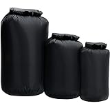 Lixada 3 Stück Dry Bag 8l, 40l und 70l,wasserdichter Packsack Roll Top Dry Sack Tragbarer Trockensack zum Kajakfahren Boot Angeln,Schwimme,Kanufahren,Rafting