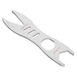 MOBUTOFU Selbstjustierender Doppelmaulschlüssel aus Stahl mit Schnellwechselsystem Multifunktionaler Reparaturschlüssel für Sanitär Haushalt und Autoreparatur Kompakt und Tragbar