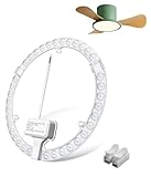 KINGYEENUO 36W LED Modul Lichtquelle mit Magnethalter, Nachrüstung LED Rundes Ring Modul Ø23cm Naturweiß 4000K für Deckenlampen, Wandlampen Ersatz von kreisförmigen Leuchtstofflampen, 1 Packung