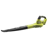 RYOBI 18 V ONE+ Akku-Laubgebläse OBL1820S (Luftgeschwindigkeit 245 km/h, Luftmenge 2,6 m³/min, ohne Akku & Ladegerät im Karton)