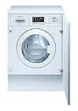 Siemens WK14D543 iQ500 Einbau-Waschtrockner, 7 kg Waschen und 4 kg Trocknen, 1400 UpM, Outdoor-Programm - trocknet wasserfeste Outdoor-Bekleidung zuverlässig, aquaStop, besonders hohe Beladungsmenge