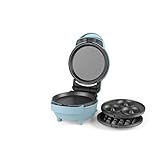 Giles & Posner 3-in-1 Mini-Bites Maker – Antihaft-Kochplatten, Donut-, Waffel- und Pfannkuchenmaker, 3 Minuten Vorheizzeit, Rutschfeste Füße, 400W