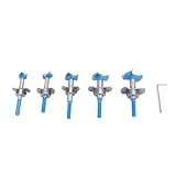 ViaGasaFamido Bohrbohrer-Set, YG8-Legierung, Verstellbarer Lochöffner, Sechskantschaft-Scharnierbohrer, 15 Mm, 20 Mm, 25, 30, 35, für Holzbearbeitung