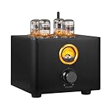 MiBoce Audioventilverstärker, Bluetooth 5.0 Audio -Rohrverstärker Mit VU -Messgerät, 5 Analoge Und Digitale Audioeingänge, 3,5 -mm -Kopfhörerausgabe Für Passive Lautsprecher Für Heimlautsprecher