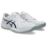 ASICS Herren Upcourt 6 Sneaker, White Tranquil Teal, 42 EU