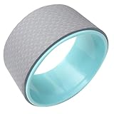 HOODANCOS Yoga Wheel Pilates Ring Fitness Roller Trainingshilfe für Yoga Anfänger Rutschfestes Langlebiges Yogarad Formung und Muskelaufbau Blau