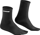 Cressi Fins Socks Black - Socken für Menschen, die in ihren Flossen leben und die perfekte Passform einer vollen Fußflosse benötigen, Schwarz, für Erwachsene Unisex