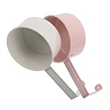 Gogogmee 2 Stück 2 Stück Waschmittellöffel aus Metall mit Haken Wäschemesslöffel für Flüssig und Pulverwaschmittel Dosierhilfe für Präzise Waschmittelmenge Multifunktional als Futter und