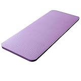 Lanko 15MM Dicke Yoga Matte Komfort Schaum Knie Ellbogen Pad Matten für ÜBung Yoga Pilates Indoor Pads Fitness Training, Lila