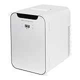 Ecoggeder Mini-Kühlschrank mit Kühlen und Wärmenfunktion 16L Multifunktionaler Kleiner Kühlschrank 12V DC/220V AC Bierkühlschrank 2 in 1 Minibar für Camping, Büro, Schlafzimmer
