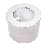 1 Stück Edelstahl-Brennkammer/Tank für Monster24 Tischkamin Tischfeuer inkl. Glasfaserwolle (120ml) für unendliche Brenndauer Bio Ethanol Kamin