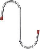 Connex S-Haken 165 x 60 x 65 mm - Belastbar bis 30 kg - Mit schützender Gummikappe - verzinkt / Universalhaken / Montagehaken für Garage / Werkstatthaken / Ordnungshelfer / DY222036