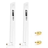5G LTE Antenne 4G LTE Signal Gain 18DBI Signalverstärker SMA / TS9 Stecker Omnidirektionale WLAN-Antenne,600-6000MHz für 3G/4G/5G/GSM/GPRS Router IoT-Gateway Smart Home Weiß