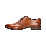 bugatti Herren Businessschuhe, Männer Business Schnürer,Office,büro,Freizeit,Schnuerschuhe,Schnuerer,straßenschuhe,Cognac (6300),43 EU / 8.5 UK