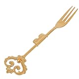 VICASKY Fruchtgabel aus Edelstahl Kleine Mehrzweckgabel für Obst und Dessert Tragbare Küchengabel mit Kreativem Design Geeignet Als Hochzeitsgeschenk