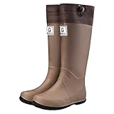 vejtmcc Regenstiefel Für Herren Und Damen, Für Angeln Und Jagen, Leichte Wasserdichte Hüftstiefel Bequem Gummischuhe, Verschleißfest Boots Hochwertig Arbeitsschuhe Outdoor-Stiefeletten