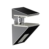 Stabiler Wandregal aus Glas für Duschraum, Küche, Glas- und Holzregale