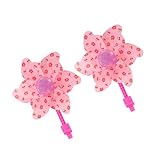 HEMOTON Kinderfahrrad Windmühle Bunte Lenkerdekoration aus Robustem Kunststoff Spielerisches Design für Jungen und Mädchen Einfache Montage Langlebiges Fahrrad Zubehör