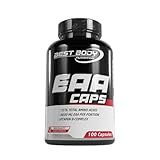 Best Body Nutrition Professional EAA Caps - vegan - hochdosierte Aminosäuren Kapseln mit 3840 mg EAA pro Portion - mit Vitamin-B-Komplex - Alternative zu EAA Pulver - 100 Stück pro Dose