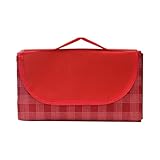 Campingdecke, wasserdicht, faltbar, rutschfest, mit Griff, 150 x 200 cm, für Garten, Terrasse, Urlaub, Pool, Festivals