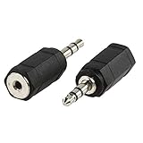PremiumCord Adapter 3, 5 mm Stereojack m - 2, 5 mm Stereojack F