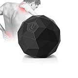 Elektrischer Massageball mit Vibration,2 Geschwindigkeits Triggerpunkt-Massage Yoga Rücken Vibrierender Massageball Roller, Wiederaufladbarer Negativ-Ionen Mini Massage Ball für Füße, Hand und Beine