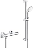 Grohe Precision Flow - Thermostat-Brausearmatur (DN 15, mit Brausegarnitur, 600mm), chrom, 34841000