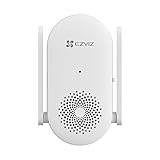 EZVIZ Indoor WLAN Chime CH1 | 0–72 dB einstellbare Lautstärke, 20 Klingeltöne, Plug-in-Installation, APP-Steuerung, integrierte Sirene, Smart Home-Chime für kabellose Video-Türklingel DB2