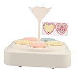 EXHUMKY Dessertmaschine, Cupcake Tabletts Zur Präsentation, Tortendrehteller, Rotierende Tortendekoration, Tortenschleuder, Drehteller Zum Dekorieren, Tortenschleuderständer, Drehbarer