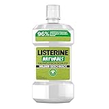 LISTERINE Naturals Zahnfleisch-Schutz (500 ml), biologisch abbaubares Mundwasser mit mildem Geschmack, antibakterielle Mundspülung ohne Alkohol für gesundes Zahnfleisch