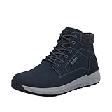 Rieker Herren 11502 Schnürstiefel, Blau, 44 EU